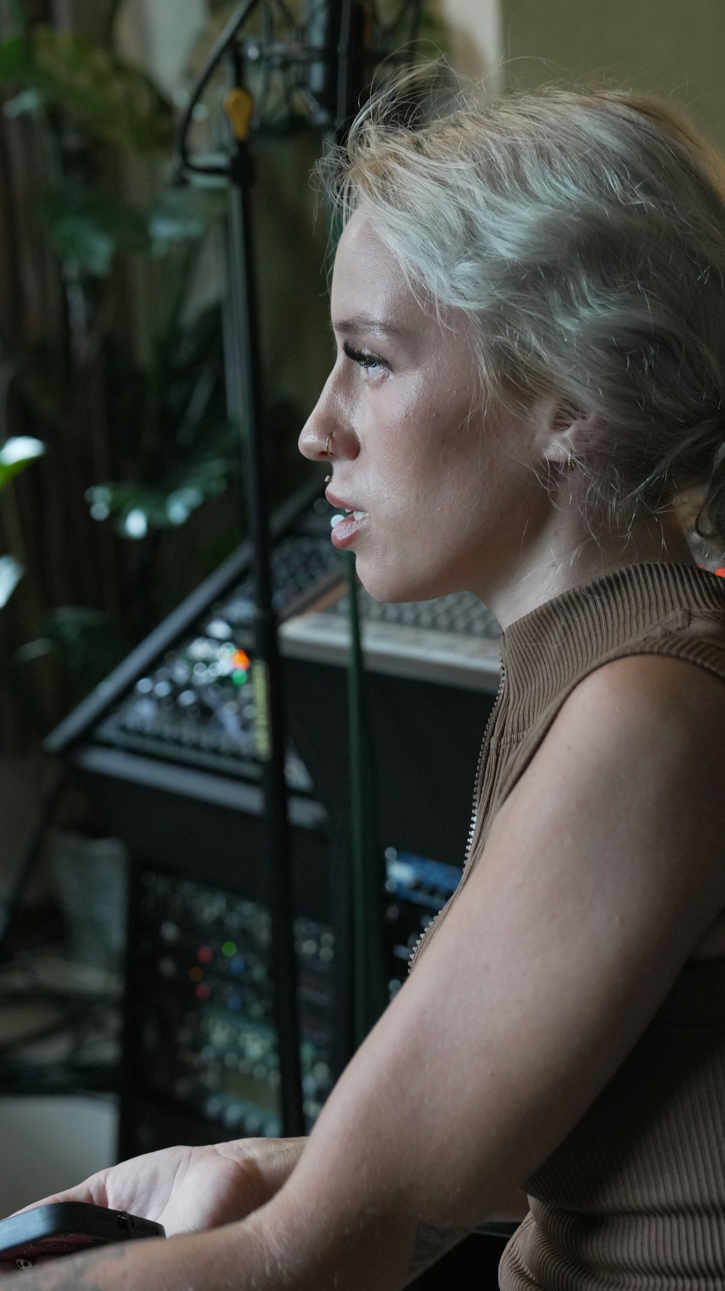 Reel Raw Records studio — analog gear