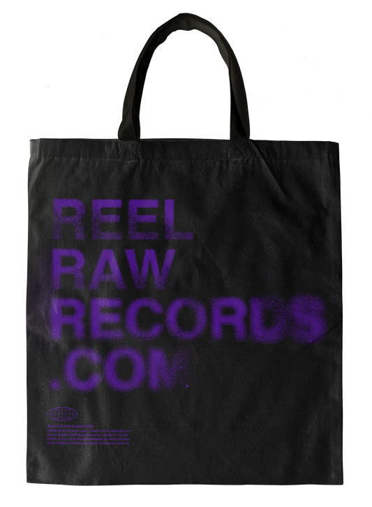 RRR Tote Bag Black Purple